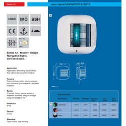 3553602000 S42 AQUA SIGNAL LAMPA NAWIGACYJNA ZIELONA S42 STBD