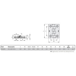 425201 CFL.102 CH-6 ELESA Zawias obrotowy