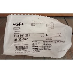 762101281 GEORG FISCHER ZŁĄCZKA USZCZELKA PROSTA DN25/32X3/4" GW IFIT 4615 2 sztuki