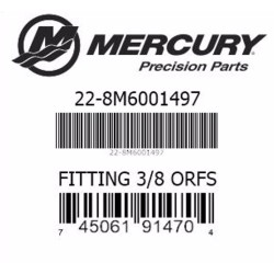 8M6001497 Mercury Quicksilver PRZEJŚCIÓWKA DŁUGA 3/8