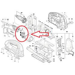 2605807108 BOSCH Szczotkotrzymacz do wyrzynarki Bosch GST150