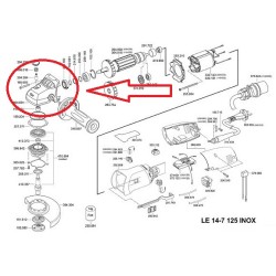 364.681 FLEX  Korpus przekładni do szlifierki LE14-7 125 INOX