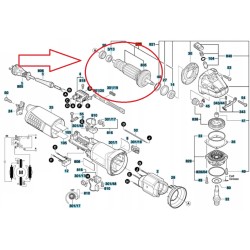 1607000V51 BOSCH Wirnik do szlifierki GWS 11-125