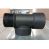 90893 TRUDESIGN TRÓJNIK T 1 1/2" BSP M-F-F CZARNY T15