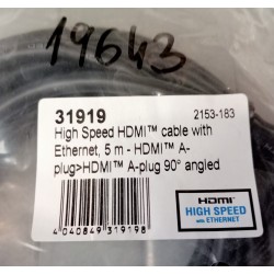 31919 GOOBAY KABEL HDMI 1,4 5M WTYK KĄTOWY (TME HDMI.HE060.050) 5 metrów