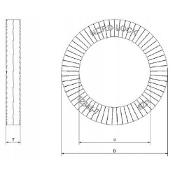 M10X21 NORD-LOCK PODKŁADKA  A4 25 sztuk