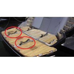 TENDER HB TECHNICS PODPORY KOŁYSKI DO PONTONU ZE STALI NIERDZEWNEJ PUSH-FIT (ZESTAW)
