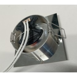 METALSTYLE 20W HALOGEN KWADRATOWY ALCI34 STAL SZCZOTKOWANA (OUTLET)