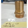KRÓCIEC 1-1/2''X45MM GWINT ZEWNĘTRZNY MOSIĄDZ (MOSIĘŻNY)