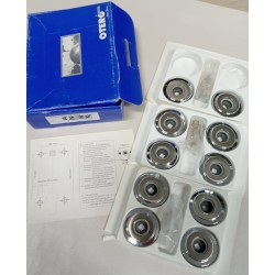 M4/M9 OTERO XENIA ROZETKA KLAMKI CHROM / SZCZOTKOWANY NIKIEL (10 SZTUK)